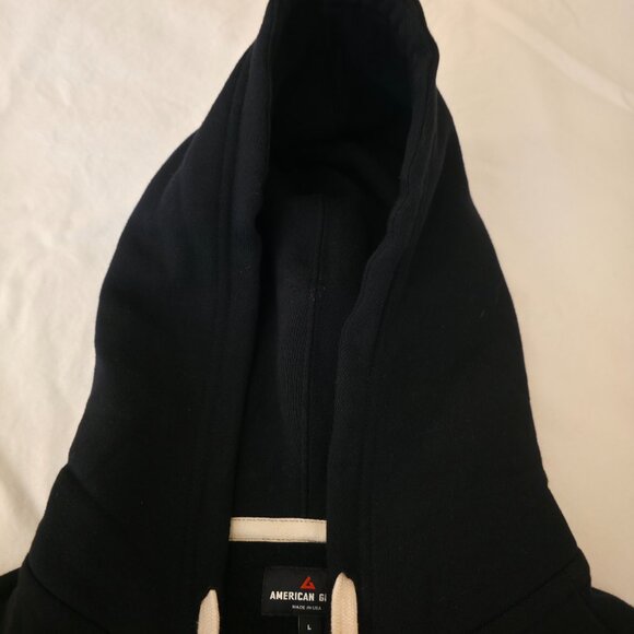 American Giant Classic Full Zip Hoodie Black - Picture 9 of 13